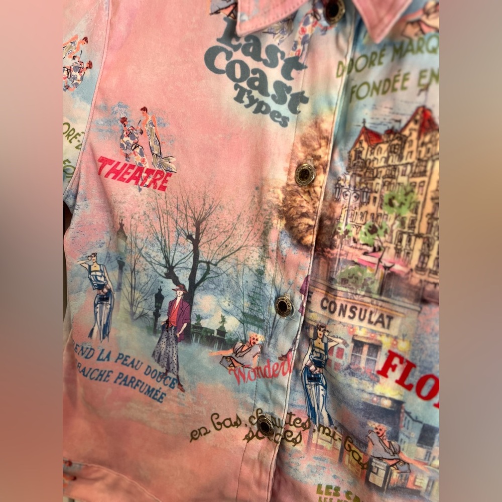 Impulse California Button Down Collared Shirt Eas… - image 5